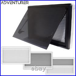 Campervan Window Motorhome Hinged Flat Van Caravan Windows + Blind Fly Screen