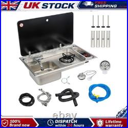 Campervan sink hob stainless steel sink for rv caravan Motorhome Horsebox Van