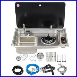 Campervan sink hob stainless steel sink for rv caravan Motorhome Horsebox Van