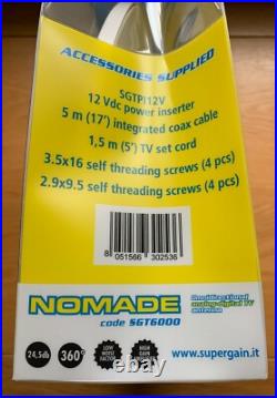 Caravan NOMAD 12v TV Antenna / Aerial Marine Mobile Campervan Boat Motorhome Van