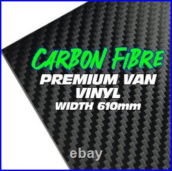 Carbon Fibre Van Vinyl Wrap Roll Fablon Film Sticker Camper Van Motorhome