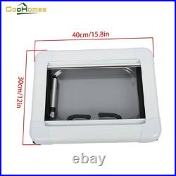 Cassette Sliding Hinged Window +Caravan Blind For Motorhome Camper Van 40cm30cm