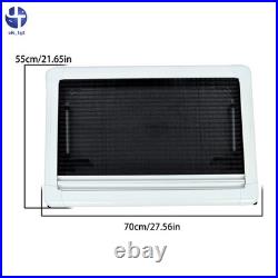 Cassette Sliding Hinged Window +Caravan Blind For Motorhome Camper Van 700550mm