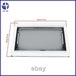 Cassette Sliding Hinged Window +Caravan Blind For Motorhome Camper Van 800x500mm