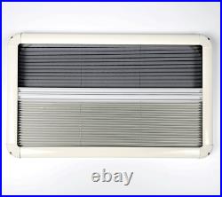 Cream Camper Van Pleated Blind & Flyscreen For Caravan Motorhome RV 112x43cm