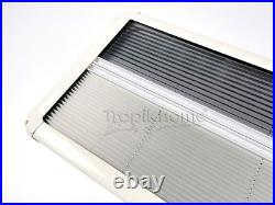 Cream Camper Van Pleated Blind & Flyscreen For Caravan Motorhome RV 145cm x 55m