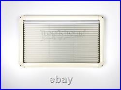 Cream Camper Van Pleated Blind & Flyscreen For Caravan Motorhome RV 145cm x 55m