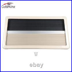 Cream Motorhome Blind Flyscreen Caravan Camper Van Conversion Rv 90cmx50cm