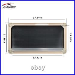 Cream Motorhome Blind Flyscreen Caravan Camper Van Conversion Rv 90cmx50cm