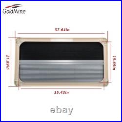 Cream Motorhome Blind Flyscreen Caravan Camper Van Conversion Rv 90cmx50cm