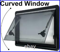 Curved Camper Van Cassette Windows Flynet Blinds Motorhome Horsebox Conversion