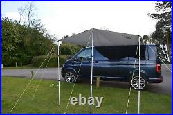 DELUX Sun Canopy Awning VW Camper Van Motorhome Any Van 2.4m x 3m MEDIUM GREY