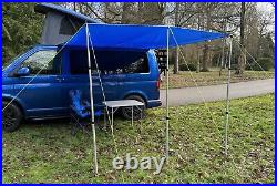 DELUX Sun Canopy Awning VW Camper Van Motorhome Camper Car 2.4m x 3m DARK BLUE