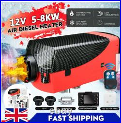 Diesel Air Heater 12V 8KW Caravan Camper Van Air Motorhome Night Parking Hot