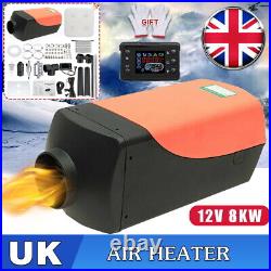 Diesel Heater 12V 8KW Caravan Camper Van Air Motorhome Night Parking Hot Xmas UK