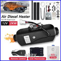 Diesel Heater 12V Caravan Camper Van Air Motorhome 2KW Night Parking LCD UK