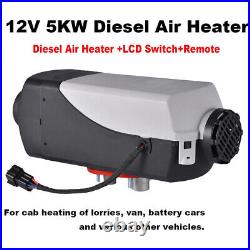 Diesel Heater 12V Caravan Camper Van Air Motorhome 5KW 15L Night Parking LCD UK