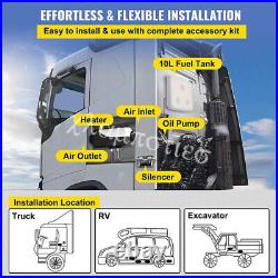 Diesel Heater 12V Caravan Camper Van Air Motorhome 5KW Night Parking LCD UK