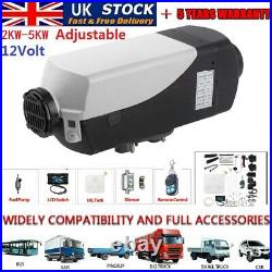 Diesel Heater 12V Caravan Camper Van Air Motorhome 5kW Volt Night Parking RV UK