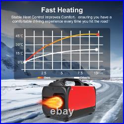 ESSGOO 12V 8KW Air Diesel Heater Caravan Camper Van Motorhome Night Parking Hot