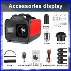 ESSGOO 12V 8KW Air Diesel Heater Caravan Camper Van Motorhome Night Parking Hot