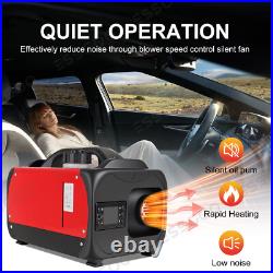 ESSGOO 12V 8KW Air Diesel Heater Caravan Camper Van Motorhome Night Parking Hot