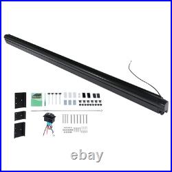 Electric Awning Wind Roll Out Sun Canopy Black Campervan Motorhome Van 260cm