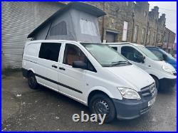 FULL Van CONVERSION Mercedes Vito Campervan Motorhome 4 BERTH POP TOP