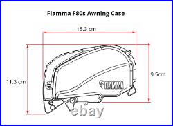 Fiamma Awning F80S 290 Titanium Case Royal Grey Fabric Motorhome Boxer Van