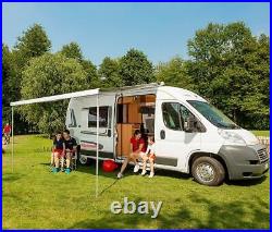 Fiamma Awning F80S 290 Titanium Case Royal Grey Fabric Motorhome Boxer Van