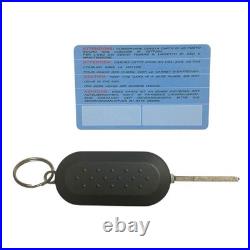 Fiat Ducato Ignition Key Fob And Code Key Code Info Card. Motorhome Camper Van