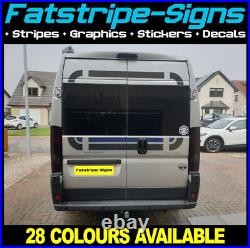 Fits Fiat Ducato Graphics Stripes Stickers Decals Camper Van Motorhome EXLWB L4