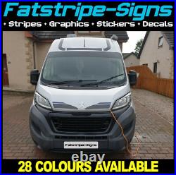 Fits Fiat Ducato Graphics Stripes Stickers Decals Camper Van Motorhome SWB L1