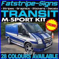 Fits Ford Transit Graphics Stickers Decal Camper Van Motorhome EXLWB M-SPORT KIT