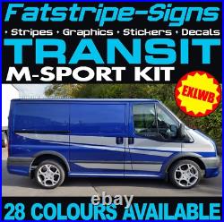 Fits Ford Transit Graphics Stickers Decal Camper Van Motorhome EXLWB M-SPORT KIT