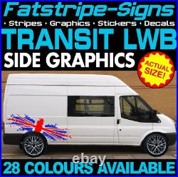 Fits Ford Transit Graphics Stickers Decals Camper Van Motorhome LWB UNION JACK
