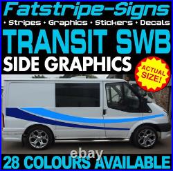 Fits Ford Transit Graphics Stickers Stripes Decals Camper Van Motorhome SWB