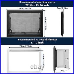Flat Flush Windows Alloy Frame Blind Fly Screen Campervan Motorhome Van Horsebox Flat Flush Windows Alloy Frame Blind Fly Screen Campervan Motorhome Van Horsebox