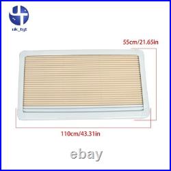 For Camper Van Motorhome Cassette Window Hinged Sliding+Caravan Blind 1100550mm