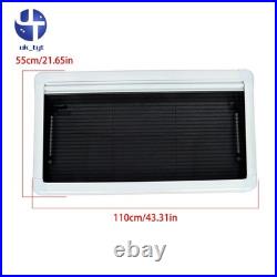 For Camper Van Motorhome Cassette Window Hinged Sliding+Caravan Blind 1100550mm
