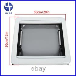 For Camper Van Motorhome Cassette Window Hinged Sliding+Caravan Blind 500x300mm