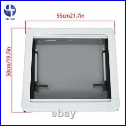 For Camper Van Motorhome Cassette Window Hinged Sliding+Caravan Blind 550500mm