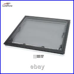 For Camper Van Motorhome Cassette Window Hinged Sliding+Caravan Blind 90cm90cm