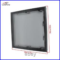 For Camper Van Motorhome Cassette Window Hinged Sliding+Caravan Blind 90cm90cm