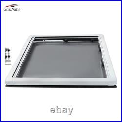 For Camper Van Motorhome Cassette Window Hinged Sliding+Caravan Blind 90cm90cm