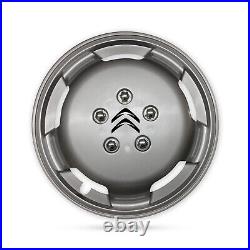 For Citroen Relay Motorhome Camper Van 4x 15 Deep Dish Wheel Trims Silver Caps