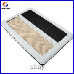 For Motorhome Camper Van Cassette Sliding Hinged Window+Caravan Blind 700400mm