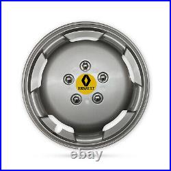 For Renault Master Motorhome Camper Van 4x 15 Deep Dish Silver Wheel Trims Caps