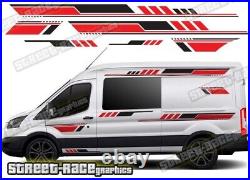 Ford Transit Campervan 030 graphics stickers decals race van motorhome camper