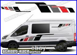 Ford Transit Campervan 036 graphics stickers decals race van motorhome camper